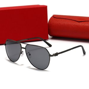 Las últimas gafas de sol de diseñador de moda para hombres, mujeres, estilo, gafas polarizadoras de metal, gafas de conducción 0121, gafas de lujo polarizadas de calidad clásica