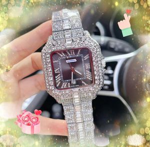 Nieuwste mode volledige diamanten Di kiesring horloges 40 mm
