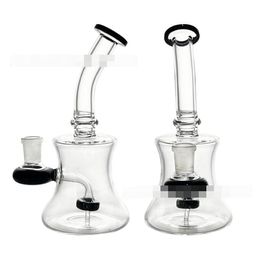 Nieuwste Glazen Waterpijp Fles Water Bong zwart Groene Kleur Hand Heady Pyrex Lepel Olie Nail Adapter Pijp Rigs