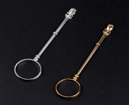 Nieuwste gouden zilveren ring vinger handvorm vaste ondersteuning preroll sigarettenhouder beugel draagbare innovatief ontwerp rokende tool d645992222