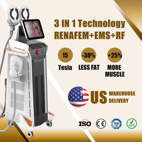 Dernière machine à haute intensité 14 Tesla EMS Muscle Toning Body Contouring Skin Care EMS Slimming Machine