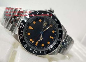 BP Made multi Style 1675 Relojes de pulsera para hombres 40 mm Esfera negra Pulsera de jubileo Fecha automática Zafiro Asia 2813 Mecánico Automático Reloj de ocio de primera calidad para hombres