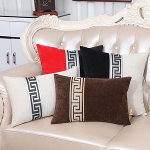 Laatste kant decoratieve fluwelen kussenhoes sofa stoel lumbale kussensloop vintage kleurrijke vintage Europese kussensloop