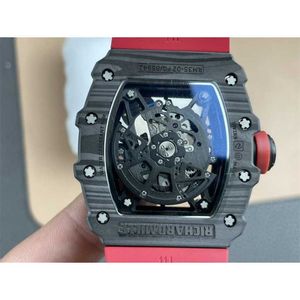 Nieuwste luxe polshorloge Richa automatisch mechanisch uitgehold horloge koolstofvezel rm35-02 tape keramische wijnvat modetrend ontwerper Choser 4UICRB