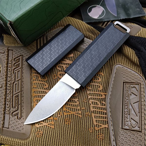 Dernier mini 2425 TJ Schwarz Scribe Pocket Fixed Blade Couteau de 1,74 