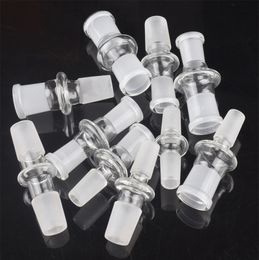 10 Styles Adaptateur En Verre 7cm Narguilé Bol Adaptateur 14mm 18mm Femelle Mâle Réducteur Connecteur pour verre bong tuyau d'eau plate-forme pétrolière