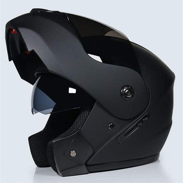 Le dernier casque de moto de sécurité modulaire Flip DOT a approuvé les casques intégraux ABS242L
