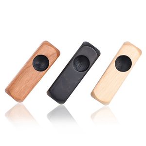 Derniers tuyaux en bois naturel mini longs herbes sèches tabac filtre bol handpipes portables innovants en bois porte-cigarette conseils poche main tube DHL