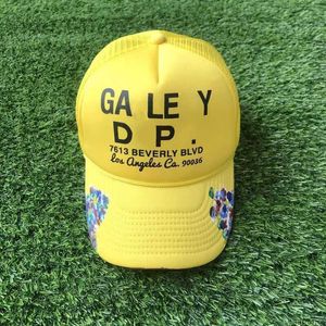 Último parche bordado Casquette gorras de béisbol para hombres Galleryes letras curvas Dept Brim gorra de béisbol moda letras sombrero impresión 0xw4