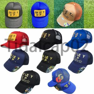 Dernière broderie Patch Men's Ball Caps Galerie décontractée Lettrage Curbe Dept Brim Baseball Cap Letters CHAPE