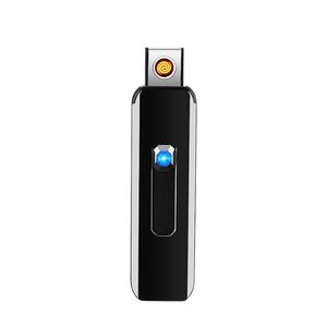 Último plástico USB USB recargable Package electrónico de regalo de regalos eléctricos de cigarrillos eléctricos Tabacos Tabacos Tabellones a prueba de viento 5 colores Elija