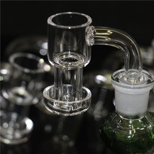 La última barra de cuarzo Terp Vacuum Banger Domeless Slurper Up Nail con cubo de 25 mm Parte inferior de 30 mm para plataformas petroleras de vidrio bong