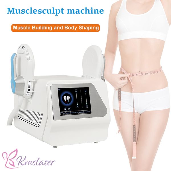 Dernière version refroidissement par air Portable emt minceur machine 2 poignée sans chirurgie Butt Lift Fat Remova EMSlim dispositifs de renforcement musculaire rapide EMS Stimulation musculaire