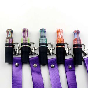 Dernière Résine Narguilé Shisha Fumer Embout Lanière Pointe Porte-Bouche Sling Portable Corde De Suspension Conception Innovante Collier Poignée DHL Gratuit