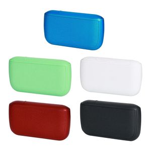 Dernière Fumer Coloré En Cuir Grain Sec Herbe Tabac Porte-Cigarette Stash Case Portable Poche Presse Type Ouvert Innovant Boîte De Rangement Conteneur DHL