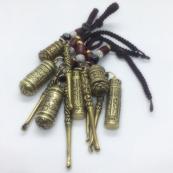 Dernier Fumer Multi Style Bijoux Bronze Laiton Sec Herbe Tabac Épice Miller Stockage Stash Bouteille Portable Mini Dabber Cuillère Snuff Snorter Sniffer Snuffer Tank