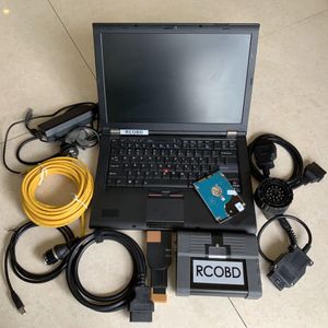 V06.2024 voor BMW Auto Diagnose Tool ICOM A2 Gebruikte laptopcomputer T410 I7 4G Professionele codescanner Nieuwste S0ft-Ware 1TB HDD