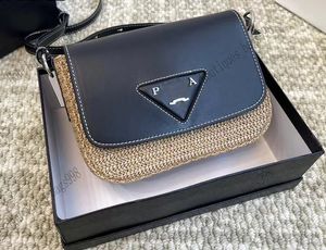 Nieuwste stro handtas tas mode luxe handtas schoudertas hoogwaardige tas met doos messenger tas ontwerper handtas portemonnee portemonnee