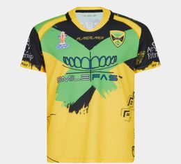 Dernier style 2022 Jamaica Rlwc Home Rugby Nom et numéro de rugby Shirt Big Size 5xl3844778