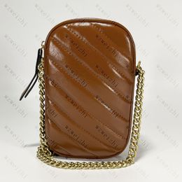 Dernier style Marmont Mini sac à main Portefeuilles Porte-monnaie Chaîne en or Sac à bandoulière Sacs à bandoulière Paquet de téléphone portable 10 5x17x5CM239A