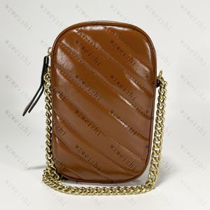 Nieuwste stijl marmont mini handtas portefeuilles munt portemonnees gouden ketting schoudertas crossbody tassen mobiele telefoon pakket 10 5x17x5cm 314G