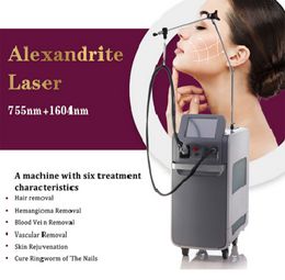 Última tecnología Ndyag Alex Láser Máquina de depilación 755 nd Alex 1064NM YAG Laser Alexandrite Laser nd.Yag Alex Dispositivo