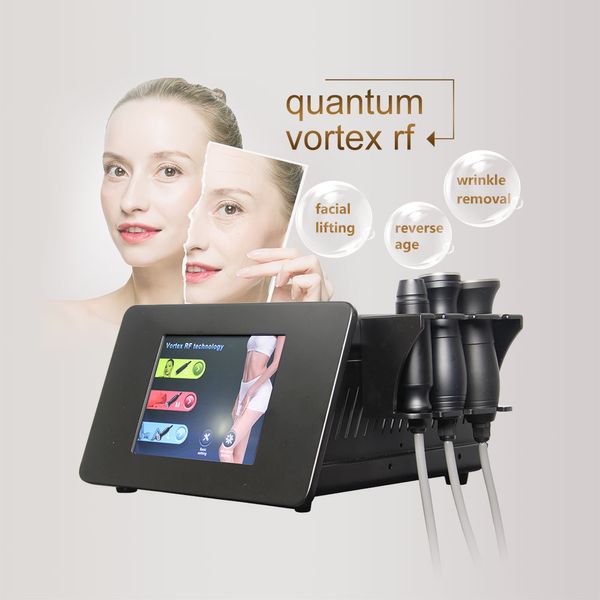 Máquina de adelgazamiento de última tecnología Quantum Vortex RF Levantamiento facial Antienvejecimiento Radiofrecuencia Estiramiento de la piel Modelado del cuerpo Pérdida de peso Equipo de belleza