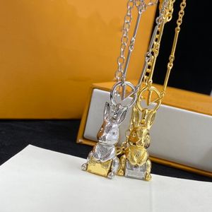 Última versión Diseñadores de lujo Collares Collares pendientes Para Mujeres Hombres Collar Cadenas de eslabones Regalo de mujer Cadena de joyería