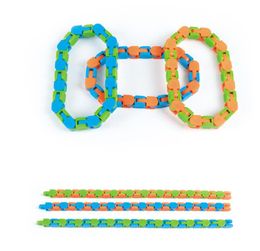 Dernières pistes farfelues Snap and Click Toys Snake Puzzles Toys for Kids Adults Party TDAD AUTITISE Stress Soule