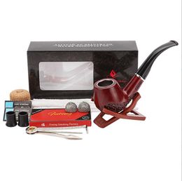 Dernières couleurs en bois en réalité en réalité en réalité en tabac à main en bois avec tabagisme avec écran de maille pour couteau à outils 5 styles Boîte-cadeau