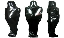 Latex Catsuit Zentai Latex Slaapzak Latex Bodybag Rubberen Zak Volledige Rits Aan de Voorzijde Ingang1467316