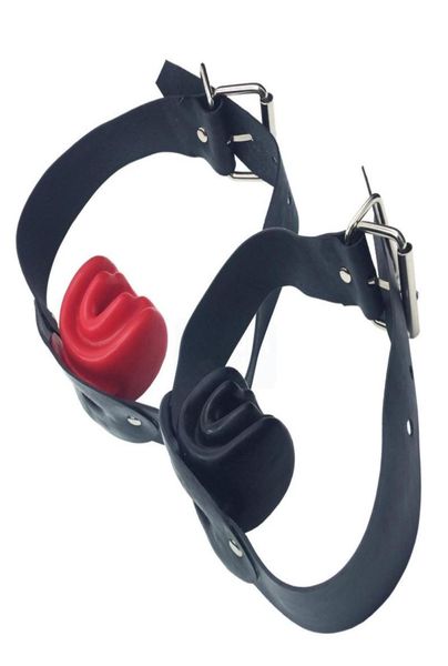 Latex Fétiche Bondage Gear Bouche Gag Bite Fixation Orale Jouets Sexuels Adultes BDSM Jeu Érotique Esclave Torture pour Jeux Hardcore Nouveau Noir 3011434