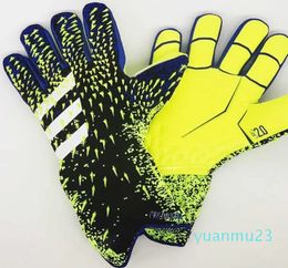 Gants de gardien de but en latex, sans protège-doigts, gant professionnel de football épais