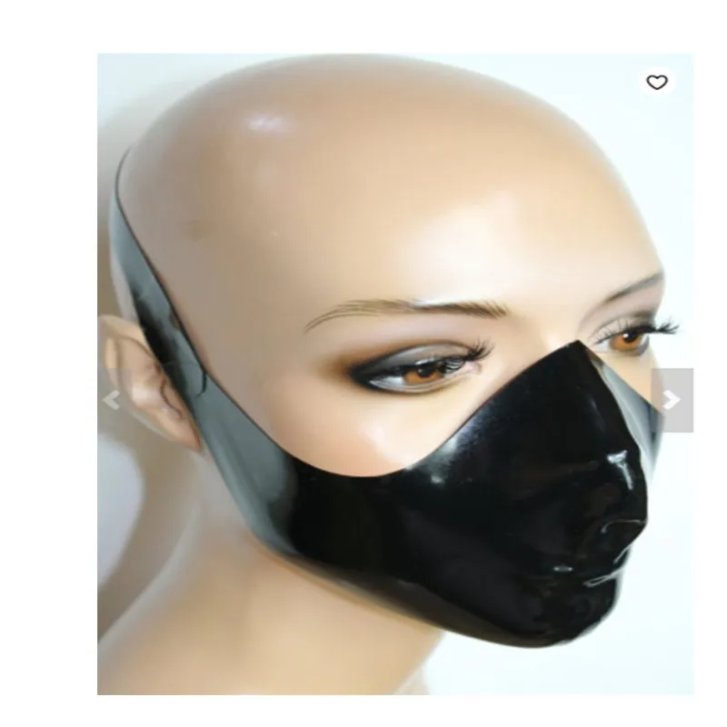 Capuche En Latex Avec Préservatif Bouche Rouge - Pour Pratiques BDSM Et Sexe Oral - Neuf Sans étiquette