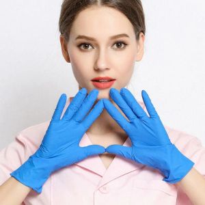 Latex Nitril Handschoenen 100 stuks Niet-steriele Multifunctionele Huishoudelijke Reiniging Rubberen Wegwerphandschoenen Food Service Handschoenen