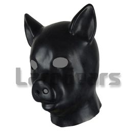 Latex Pig Masque Costumes fétichis