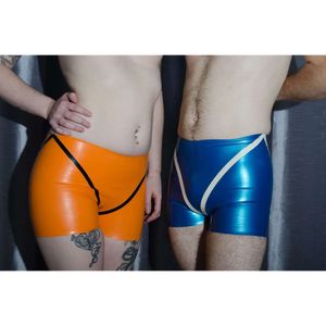 Latex rubberen boxers shorts sexy lingerie feest strand strand zwembad xs-xxl 0.45 mm