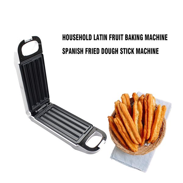 Máquina de frutas latinas para hacer buñuelos, máquina para hacer Churros, palitos de masa frita española para el hogar, máquina para hacer gofres