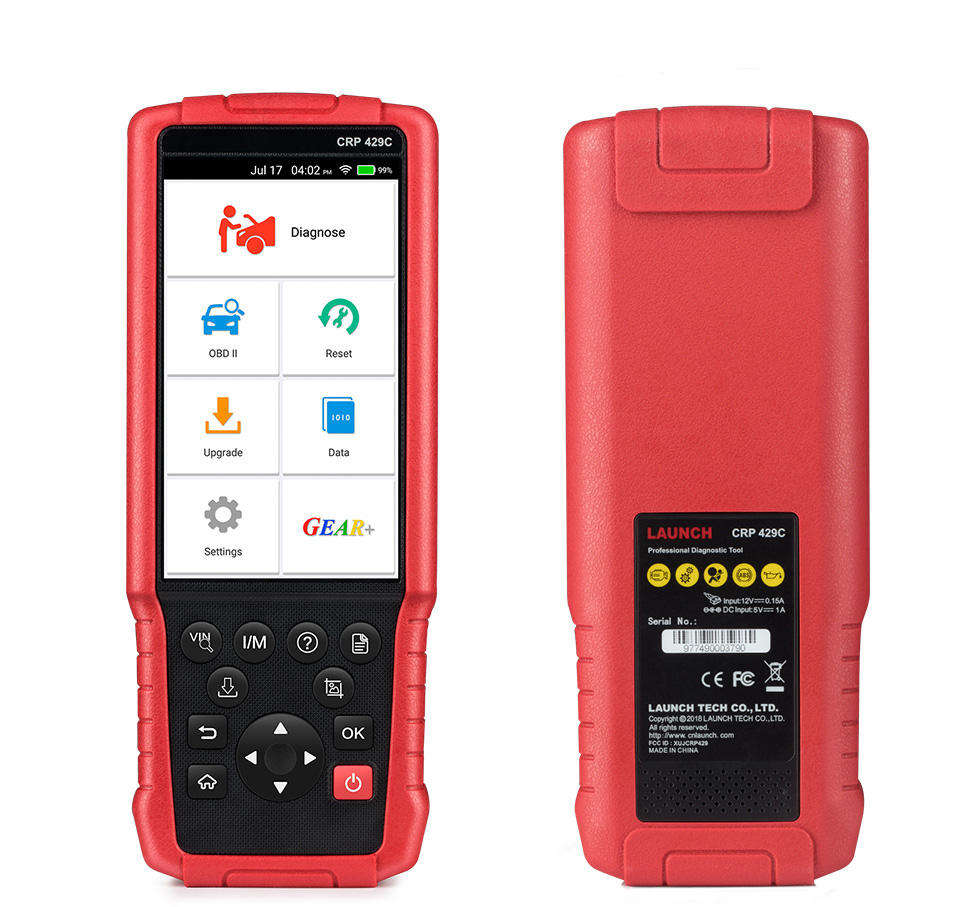 Launch X431 CRP429C 4 systèmes lecteur de Code OBDII/ABS/Airbag/en obd2 outil de Diagnostic automatique