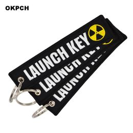 Lancez la chaîne de clés Bijoux porte-clés pour motos et voitures Scooters Embroidery Key FOBS6640818