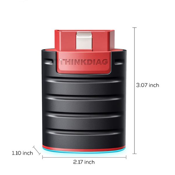 Lancez l'outil de diagnostic OBD2 du système complet Thinkdiag puissant que le lancement d'Easydiag avec 3 logiciels gratuits