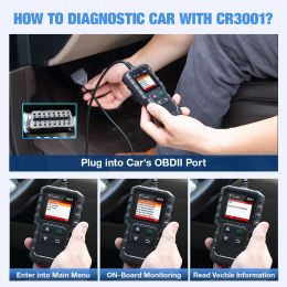 Start X431 CR3001 Alle OBD2 Scanner Car Diagnostic Tools Automotive Professional Code Reader Check Engine gratis update PK ELM327