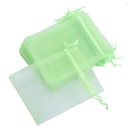 Bolsas de lavandería 100 PCS Mini Red Net Bag de hilo de regalo Almacenamiento de caramelo creativo Empaque hermoso