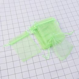 Sac à linge 100 pcs Net Yarn Rangement Sac anniversaire présents Clear Gift Candy Mini Beautiful