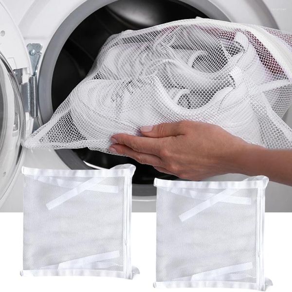 Sac à linge 2pcs Machine de lavage de sèche-linge en maille