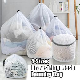 Waszakken 4 maten Zak Mesh Organisator Net Dirty Bra Socks Underwear Foldable Washing Huishoudelijke kledingzorg Accessoires