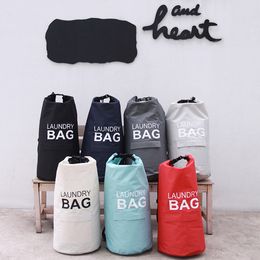 Bolsas de lavandería 71L Bag Casking Room Organizer mochila con correas de hombro ajustables y cesta de ropa de bolsillo 230211