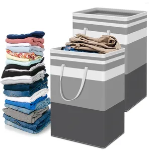 Sac à linge 75L Panier avec manche de lavage multifonctionnel autonome