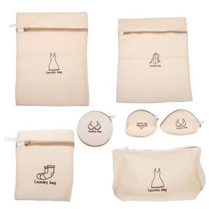 Bolsas de lavandería 7 piezas ropa interior bolsa de lavado sujetador máquina lavadora lavado para máquinas organizador de ropa