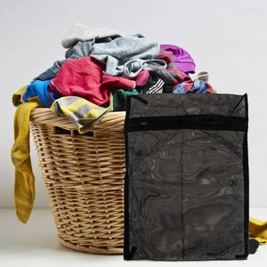 Waszakken 8 pc's zwarte tas delicaten wassen wassen voor kledingreiskleding